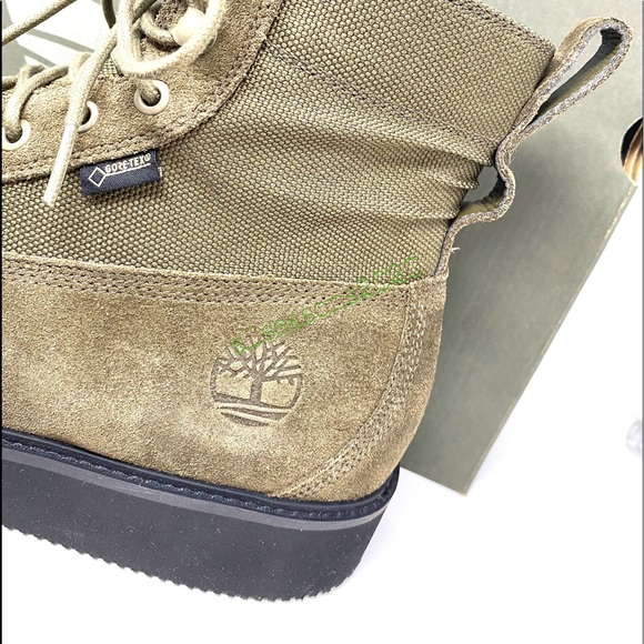 Timberland 6”Prm Vibram WP Mid Men Boot Green Sued - Picture 10 of 12